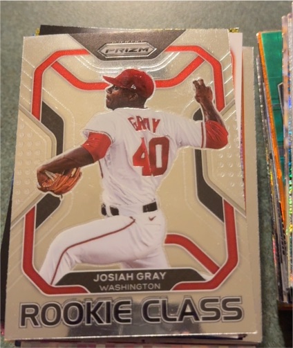 2022 Panini Prizm Rookie Class #RC-18 Josiah Gray — front