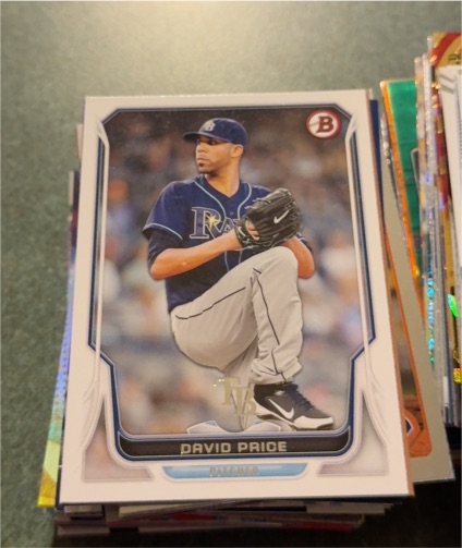 2014 Bowman #50 David Price — front