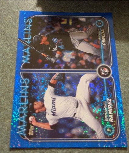 2024 Topps Update #US185 Jhonny Pereda / Emmanuel Ramirez — front