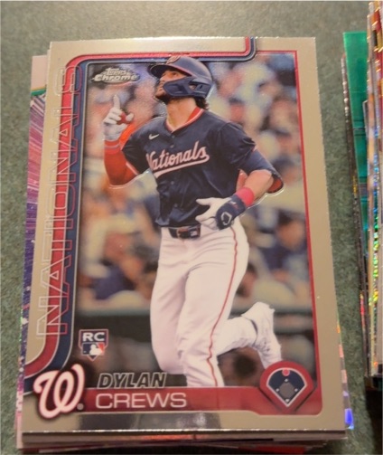2025 Topps Chrome #146 Dylan Crews — front