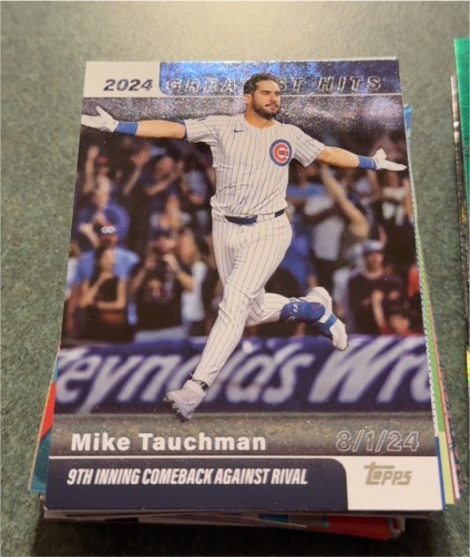 2025 Topps Series 1 2024 Greatest Hits #GH-18 Mike Tauchman — front