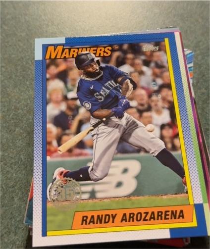 2025 Topps Series 1 #T90-73 Randy Arozarena — front
