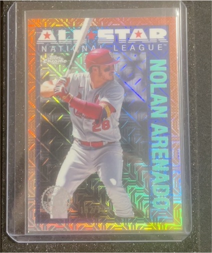 2025 Topps Series 2 1990 Topps Chrome Silver Pack All-Stars #90ASC-5 Nolan Arenado — front