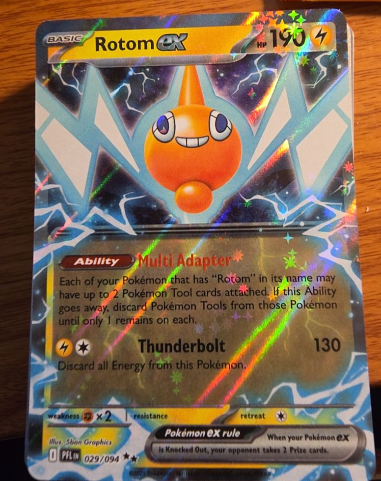 2025 Pokemon ME02: Phantasmal Flames #029 Rotom ex — front