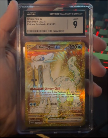 2023 Pokemon TCG Chien-Pao ex 274/193 Paldea Evolved — front