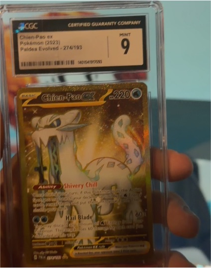 2023 Pokémon SV Paldea Evolved #274 Chien-Pao EX — front