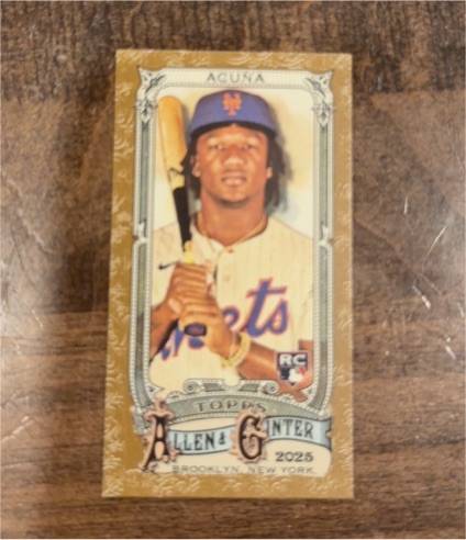 2025 Topps Allen & Ginter #107 Luisangel Acuna — front