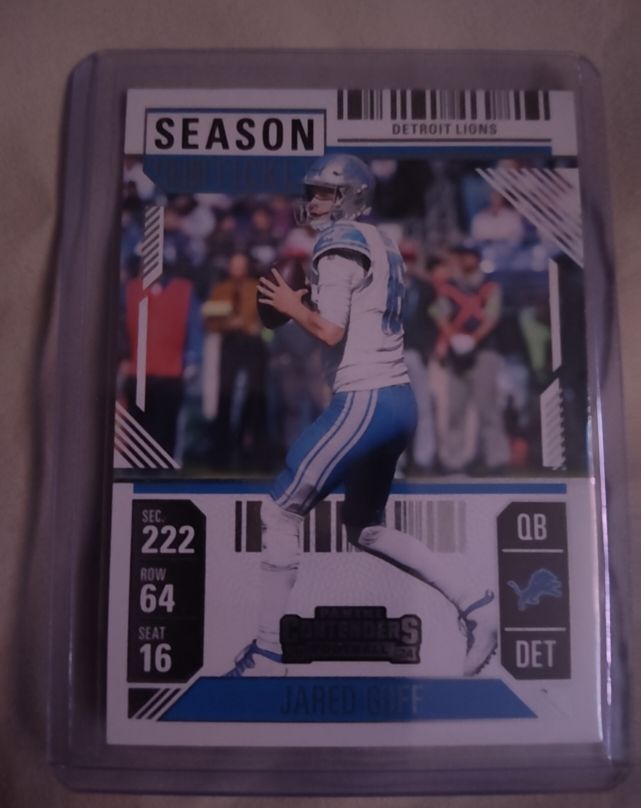 2024 Panini Contenders Season Ticket #31 Jared Goff — front