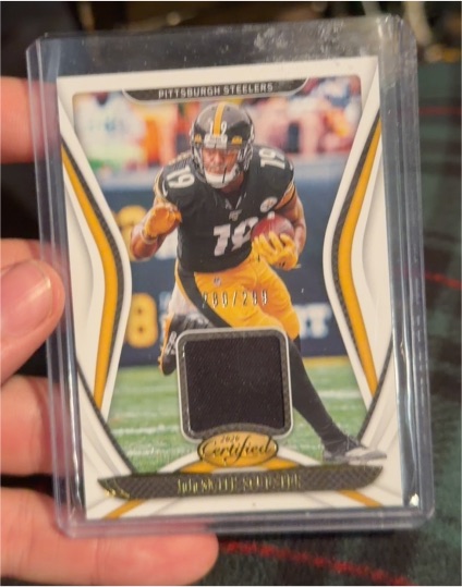 2020 Panini Certified #Materials Set Jersey /299 JuJu Smith-Schuster — front