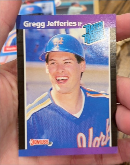1989 Donruss #35 Gregg Jefferies Rated Rookie — front