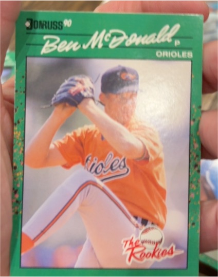 1990 Donruss The Rookies #30 Ben McDonald — front
