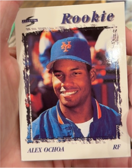 1996 Score #494 Alex Ochoa — front