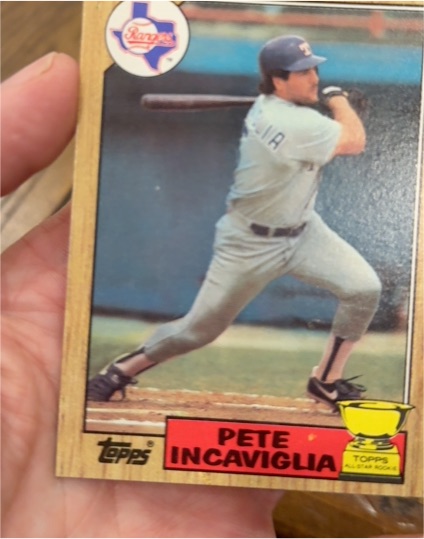 1987 Topps #550 Pete Incaviglia — front