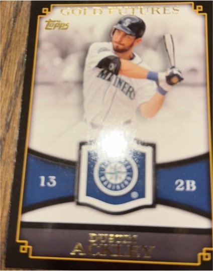 2012 Topps Gold Futures #GF-6 Dustin Ackley — front