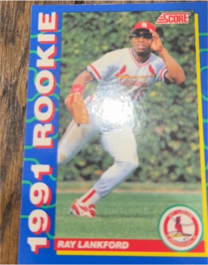 1991 Score Rookies #2 Ray Lankford — front