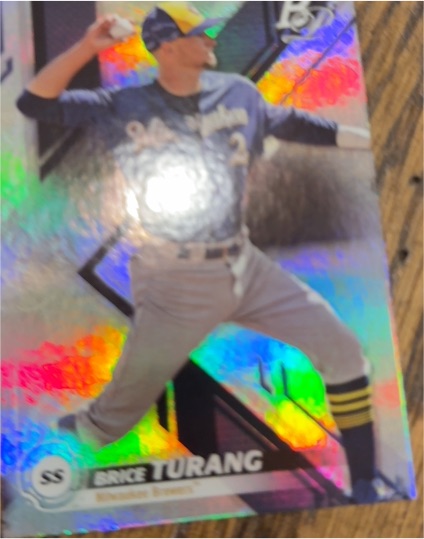 2019 Bowman Platinum Top Prospects #61 Brice Turang — front