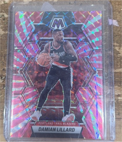 2022-23 Panini Mosaic #38 Damian Lillard — front