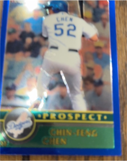 1999 Topps #52 Chin-Feng Chen — front