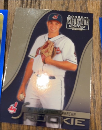 2003 Donruss Signature Series #103 Fernando Cabrera Rookie — front