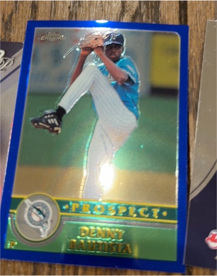 2003 Topps Chrome Traded & Rookies #T143 Denny Bautista — front