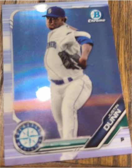 2019 Bowman Chrome #BCP-3 Justin Dunn — front