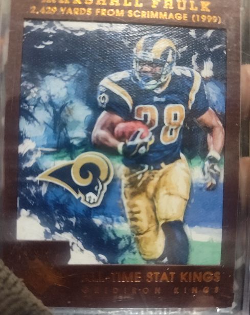 2015 Panini Gridiron Kings #187 Marshall Faulk — front