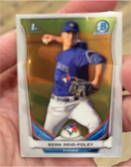 2014 Bowman Chrome #CDP47 Sean Reid-Foley — front