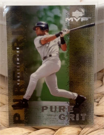 2000 Upper Deck MVP #G1 Derek Jeter Pure Grit — front