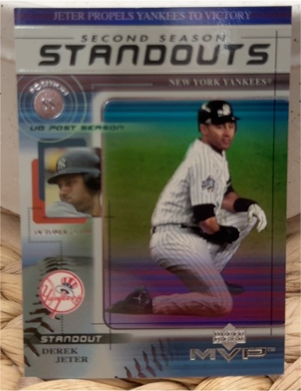 2000 Upper Deck MVP #SS9 Derek Jeter Second Season Standouts — front