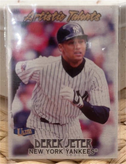 1998 Fleer Ultra Artistic Talents #6AT Derek Jeter — front