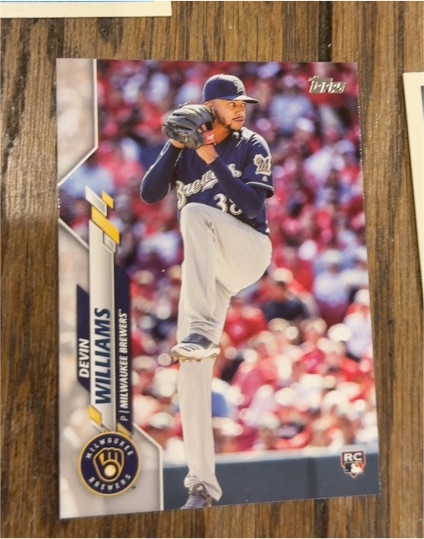 2020 Topps Update #U-113 Devin Williams — front