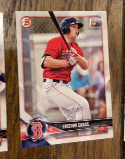 2018 Bowman Draft #BD-171 Triston Casas — front