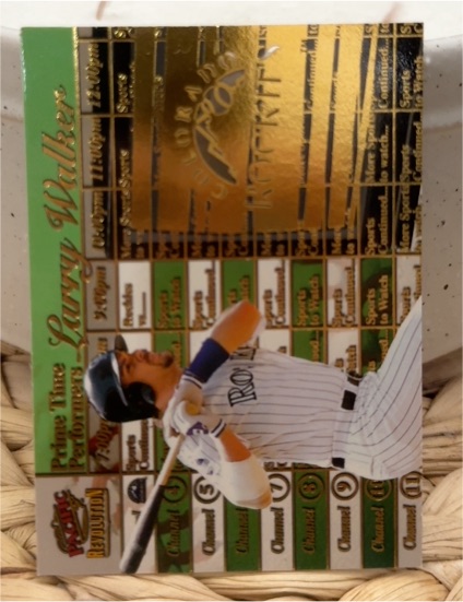 1998 Pacific Revolution Prime Time Performers #16 Larry Walker — front