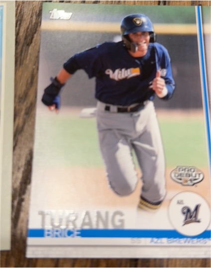 2019 Topps Pro Debut #120 Brice Turang AZL Brewers — front