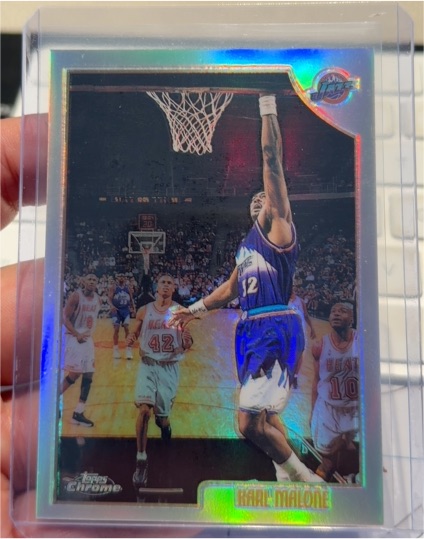 1998-99 Topps Chrome #145 Karl Malone — front