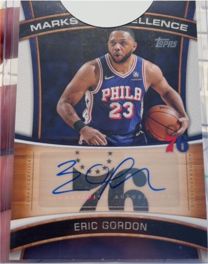 2025 Topps Marks of Excellence #ME-EG Eric Gordon — front