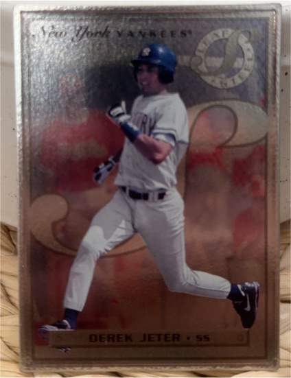 1996 Leaf Preferred Steel #30 Derek Jeter — front