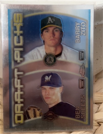 2000 Topps #451 Barry Zito / Ben Sheets — front