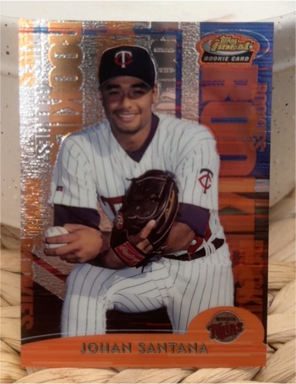 2000 Topps Finest #262 Johan Santana — front