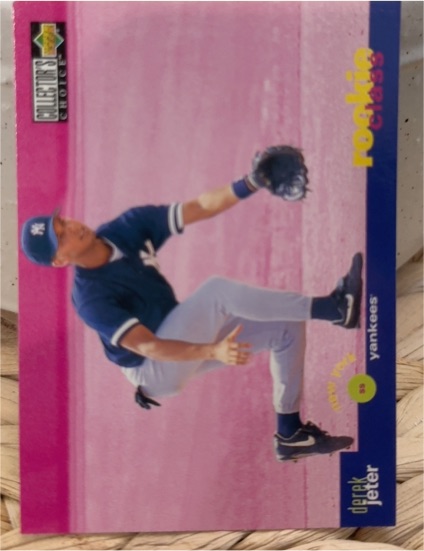 1995 Upper Deck Collector's Choice #15 Derek Jeter Rookie — front