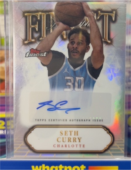 2024-25 Topps Finest #FA-SC Seth Curry — front