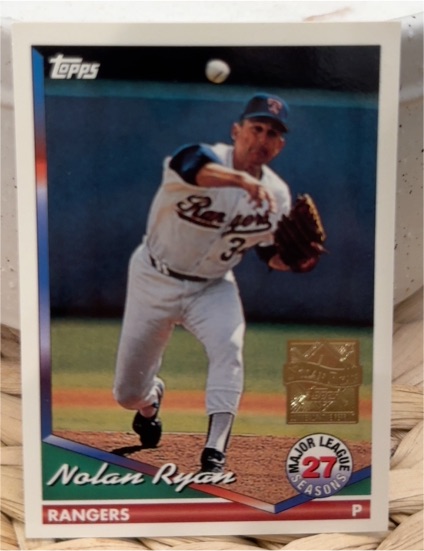 1994 Topps #34 Nolan Ryan — front
