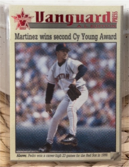 2000 Pacific Vanguard Press Pedro Martinez — front
