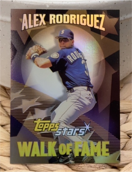 2000 Topps Stars Walk of Fame #WF5 Alex Rodriguez — front