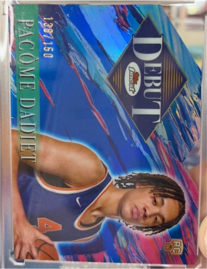 2025 Topps Finest Debut #D-16 Pacome Dadiet — front