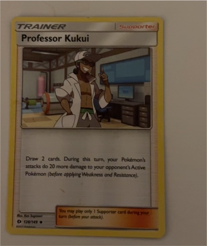 2017 Pokémon Sun & Moon #128 Professor Kukui — front