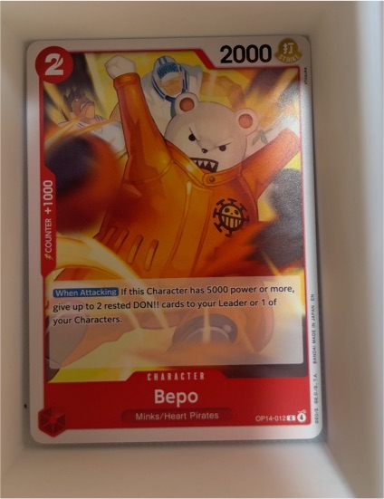 One Piece TCG 2022 OP14-012 Bepo — front