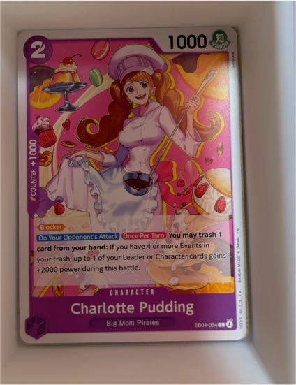 One Piece Card Game 2023 EB04-034 Charlotte Pudding — front
