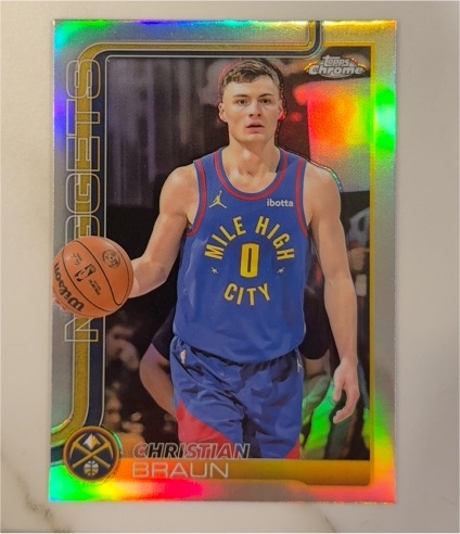 2025-26 Topps Chrome #82 Christian Braun — front