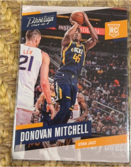2017-18 Panini Prestige #163 Donovan Mitchell — front